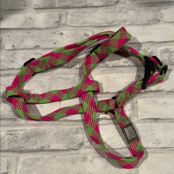cesar millan | Dog | Gooby Pink And Green Dog Harness | Poshmark